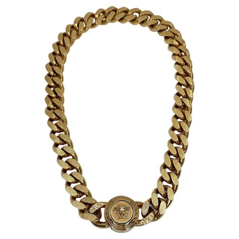 versace choker necklace.